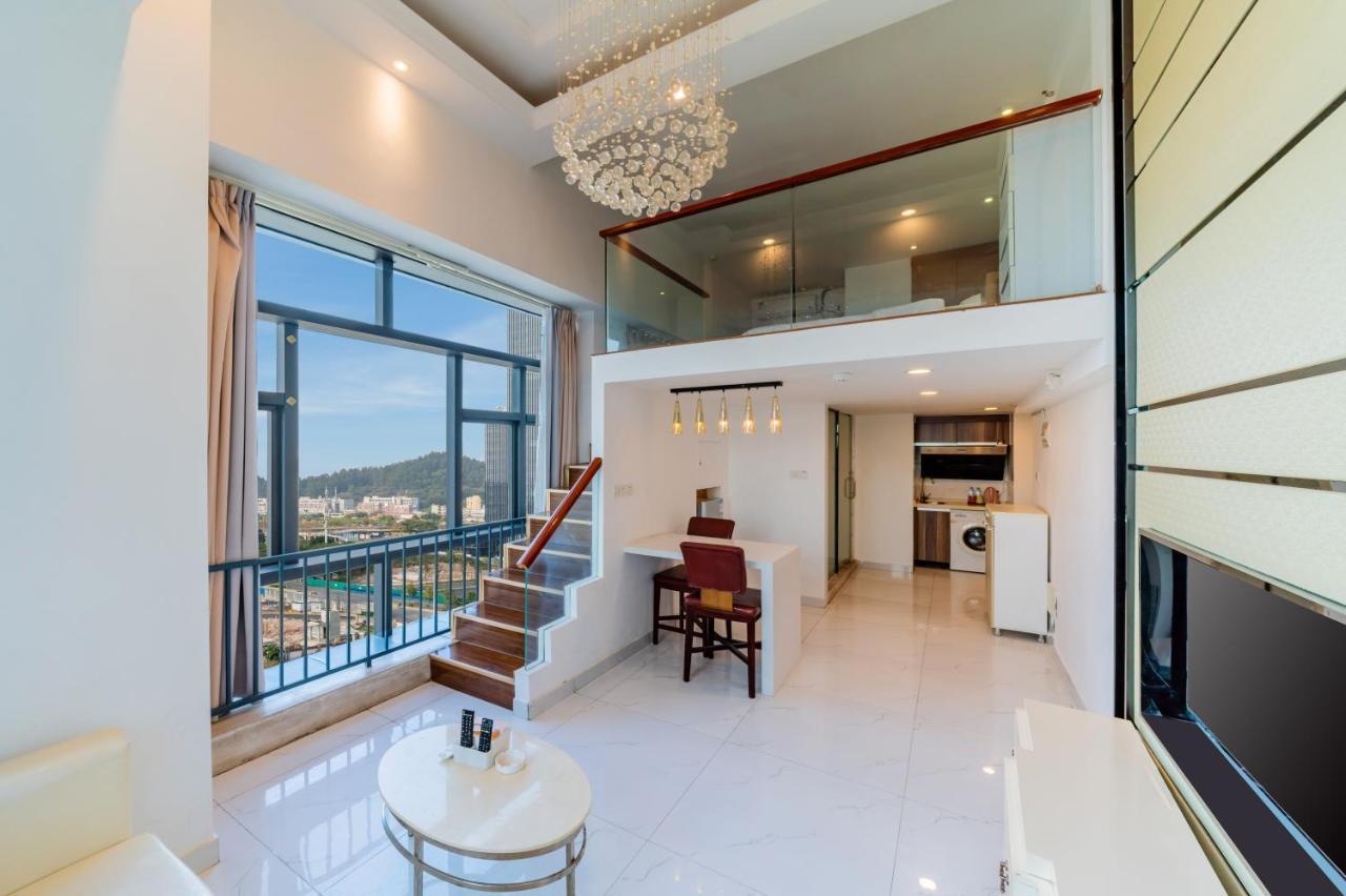 April Fair Duplex Apartment Guangzhou South Railway Station Ao Yuan Yue Shi Dai Branch Exterior foto