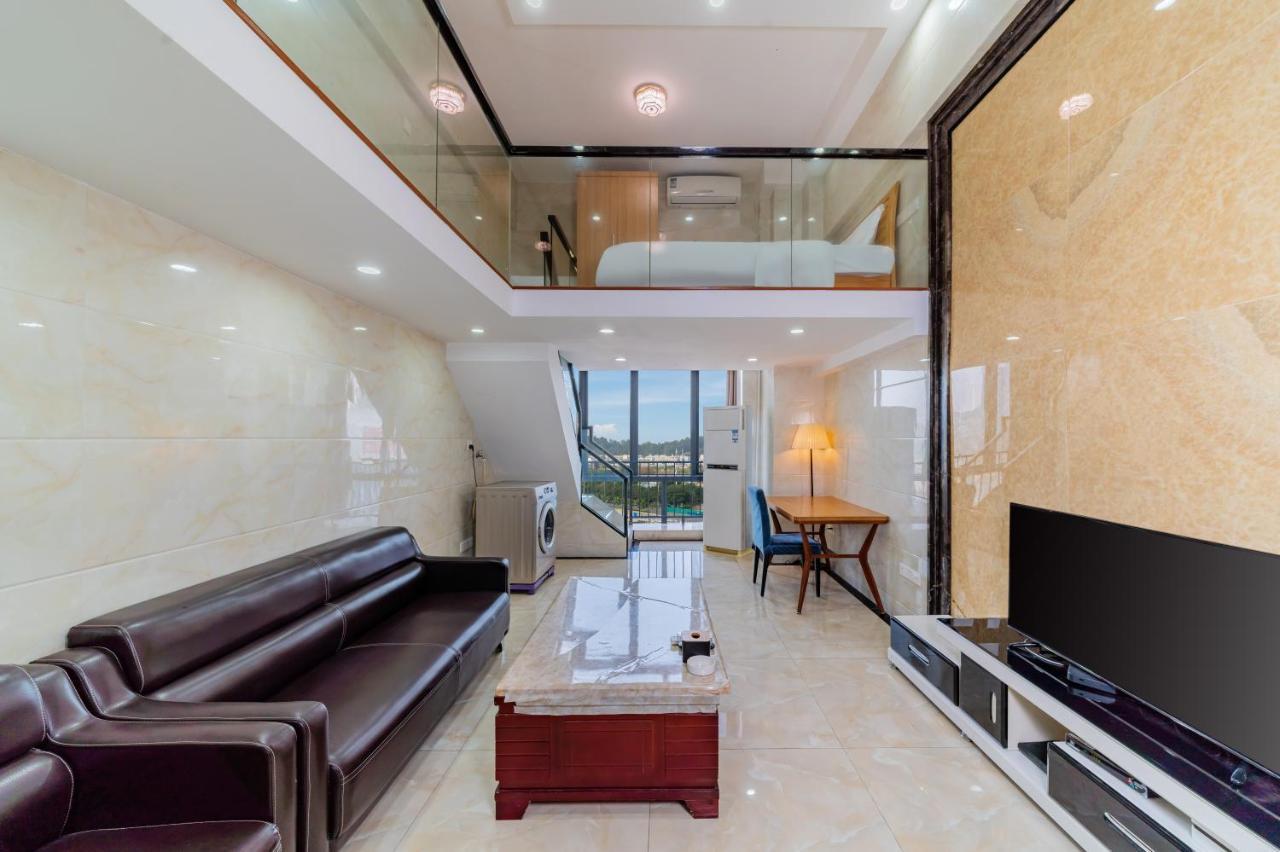 April Fair Duplex Apartment Guangzhou South Railway Station Ao Yuan Yue Shi Dai Branch Exterior foto