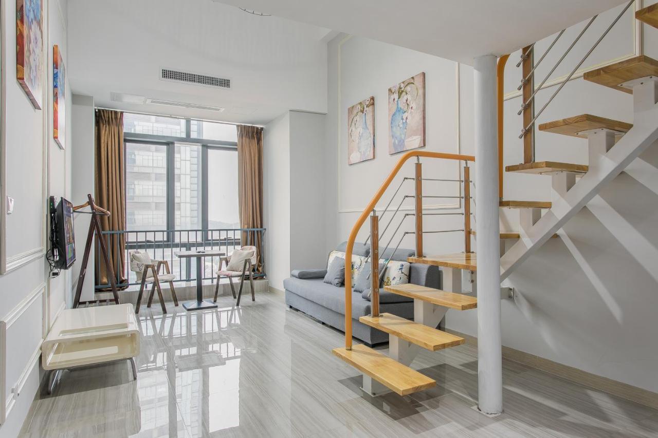April Fair Duplex Apartment Guangzhou South Railway Station Ao Yuan Yue Shi Dai Branch Exterior foto